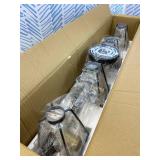 Industrial Bathroom Vanity Lights: 4 Lights Black and Gold Vintage Metal Cage Wall Sconces - Rustic Farmhouse Lightning Fixture Over Mirrors Cabinet for Home Hallway