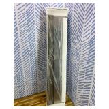 Waterfall Spillway Fountain 304 Stainless Steel Water Pool Fountain with Wider Water Flow Platform,Pool Waterfall for Outdoor Garden and Patio Decorations(35.5 Inch)