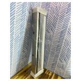 Waterfall Spillway Fountain 304 Stainless Steel Water Pool Fountain with Wider Water Flow Platform,Pool Waterfall for Outdoor Garden and Patio Decorations(35.5 Inch)