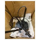 Retails for $158! JONATHAN Y JYL6507A Bea 61" Outdoor Woven Globe LED Floor Lamp, Bohemian, Transitional, Scandinavian, Modern, Contemporary, Modern, Office, Bedroom, Living Room, Family Room, Dining 