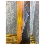 Sunset Mountain Canvas Wall Art for Living Room Nature Wall Decor Smoky Blue Ridge Mountain Landscape Picture Prints Painting National Park Poster Misty Forest Scenic Artwork Office Decorations 14x48