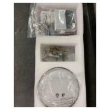 Retails for $117! 36 Inch Flush Mount Ceiling Fans with Lights and Remote, Dimmable, 5 Blades Wood Ceiling Fan with Light, Low Profile Outdoor Indoor Modern Ceiling Fan for Bedroom Patio (Black Walnut