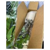 2 pcs Pack Artificial Camellia Tree with White Planter - 39 inch Tall Fake Tree,3.2 Ft Artificial Plants Indoor & Outdoor Housewarming Gift