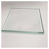 24" Square Glass Table Top - Tempered Glass Table Top 1/4" Thick Flat Polished Edge Glass - Safe Corner (24 inch)
