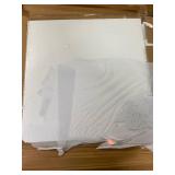 24" Square Glass Table Top - Tempered Glass Table Top 1/4" Thick Flat Polished Edge Glass - Safe Corner (24 inch)