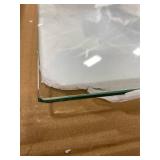 24" Square Glass Table Top - Tempered Glass Table Top 1/4" Thick Flat Polished Edge Glass - Safe Corner (24 inch)