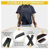 Window Visor for 2007-2015 Compass, Out-Channel Rain Guards Shields Vent Shade Deflector Wind Dark Smoke Ventshade Ventvisor 2008 2009 2010 2011 2012 2013, Tape-On Outside-Mount, 4PCS