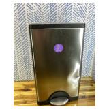 Retails for $130! simplehuman 38 Liter / 10 Gallon Rectangular Kitchen Step Trash Can, Brushed Stainless Steel