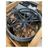 Retails for $131! Drive Medical Silver Sport 1 Wheelchair with Full Arms and Swing Away Removable Footrest