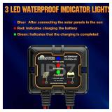 Retails for $135! SOLPERK 100W Solar Battery Charger Solar Battery Maintainer + Upgrade 10A MPPT Charge Controller + Adjustable Mount Bracket for Car RV Boat Motorcycle 12V Waterproof Solar Panel Kit 