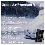 Retails for $135! SOLPERK 100W Solar Battery Charger Solar Battery Maintainer + Upgrade 10A MPPT Charge Controller + Adjustable Mount Bracket for Car RV Boat Motorcycle 12V Waterproof Solar Panel Kit 