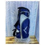 Lightweight Golf Stand Bag with 4-Way Full-Length Divider, Foldable Base & Dual Straps