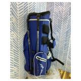 Lightweight Golf Stand Bag with 4-Way Full-Length Divider, Foldable Base & Dual Straps