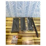 3 Tier Black Countertop Height Adjustable Metal Spice Organizer for Cabinet or Kitchen Standing Storage Shelf