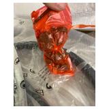 Retails for $120! Censi 24" Round Nesting Table, Accent Coffee Table, French Oak Grey Wood Finish, Space-Saving, Modern Industrial Style