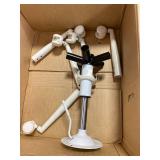 EnHomee Vanity Chair with Wheels, Pink Desk Chair with Back, Small Office Chair Armless for Makeup Room, Bedroom, Home Office