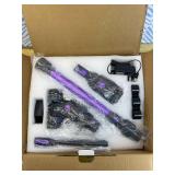 Cordless Vacuum Cleaner, Lightweight Cordless Stick Vacuum Cleaner with Bendable Wand Rechargeable Handheld Vacuum 2 Modes 6 in 1 Vacuum Cleaners for Home Hard Floor Car Carpet (Black & Purple)