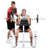 ANT MARCH Preacher Curl Weight Bench Seated Arm Isolated Barbell Dumbbell Biceps Station Home Gym Max load 450lLBS