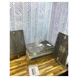 Retails for $125! Simple Deluxe Plastic Storage Bins with Lids, 200 Qt (50 Gal) Storage Cabinet, 5 Pack Stackable Beige Closet Organizer, 20.5 x 11.4 x 52.4Inch Foldable Plastic Storage Container with