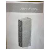 Retails for $125! Simple Deluxe Plastic Storage Bins with Lids, 200 Qt (50 Gal) Storage Cabinet, 5 Pack Stackable Beige Closet Organizer, 20.5 x 11.4 x 52.4Inch Foldable Plastic Storage Container with