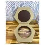 GUTINNEEN Outdoor Cat House, Heated and Insulated Cat Shelter for Winter, Weatherproof Cat Condo with Adjustable Temperature and Time, Feral Cat Patio with Escape Door (1 Set)