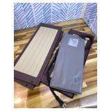 GUTINNEEN Outdoor Cat House, Heated and Insulated Cat Shelter for Winter, Weatherproof Cat Condo with Adjustable Temperature and Time, Feral Cat Patio with Escape Door (1 Set)