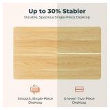 Small Adjustable Stand Up Desk for Children,One-Piece Standing Desk 31.5 x 19.7 Inch, Home Office Desk Computer Workstation, Maple