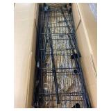 4-Shelf Adjustable Metal Shelf Wire Shelving Unit Storage Rack Display Shelf for Office,Kitchen,Bedroom,Bathroom,Laundry,Pantry Basement,Garage(Black,36" L x 14" W x 54" H)