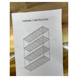 4-Shelf Adjustable Metal Shelf Wire Shelving Unit Storage Rack Display Shelf for Office,Kitchen,Bedroom,Bathroom,Laundry,Pantry Basement,Garage(Black,36" L x 14" W x 54" H)