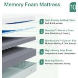 Retails for $180! Novilla Twin Mattress,10 Inch Gel Memory Foam Mattress for Suppotive &Pressure Relieving, Medium Firm Feel in a Box,Bliss