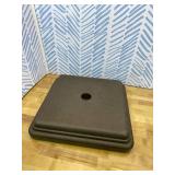 US Weight 40 Pound Umbrella Base - Weighted Umbrella base For Use With Patio Table Heavy Duty Base- 4 Stem Accommodates 1 -1.5 Pole Sizes - Bronze