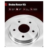 Retails for $152! Torchbeam Front Brake Pads and Rotors Kit - Brake Rotors Ceramic Brake Pads Compatible with 1988-2000 K3500; K3500, 1994-1996 Ram 2500 4WD, 1992-1999 Suburban; Suburban