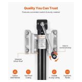 VEVOR 5000 lbs Dynamic Load Capacity, Heavy Duty Swivel Bolt-on Trailer Jack, 14.3" Lift Trailer Jack Stand with Handle for RV, Horse, Utility, and Yacht Trailers