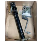 VEVOR 5000 lbs Dynamic Load Capacity, Heavy Duty Swivel Bolt-on Trailer Jack, 14.3" Lift Trailer Jack Stand with Handle for RV, Horse, Utility, and Yacht Trailers