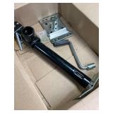 VEVOR 5000 lbs Dynamic Load Capacity, Heavy Duty Swivel Bolt-on Trailer Jack, 14.3" Lift Trailer Jack Stand with Handle for RV, Horse, Utility, and Yacht Trailers