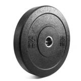 XPRT Fitness Olympic Crumb Rubber Bumper Plate 35 lb. SINGLE - Weight Lifting Plate for Cross Training, Olympic Lifting, Power lifting, Strength & Conditioning, Fits 2" Diameter Barbell