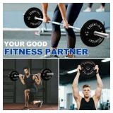 BalanceFrom Olympic Bumper Plate Weight Plate with Steel Hub, Black, 10 lbs Single