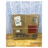 BalanceFrom Olympic Bumper Plate Weight Plate with Steel Hub, Black, 10 lbs Single