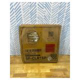 BalanceFrom Olympic Bumper Plate Weight Plate with Steel Hub, Black, 15 lbs Single