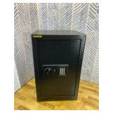 Retails for $127! 5.3 Cuft Large Home Safes Water and Fireproof, Fire proof Safes for Home Use, Anti-Theft Security Safe Box With Digital Keypad & 3 Removable Shelves and Led Light, Money Safes for Do