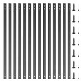 Retails for $120! Akenow 51 Pack Deck Balusters for Deck Railing, 36"X1" Heavy Duty Cast Iron Stair Railing, Flat Straight Baluster with Screws, Compatible with Wood & Composite Deck for Porch, Fence,