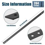 Retails for $120! Akenow 51 Pack Deck Balusters for Deck Railing, 36"X1" Heavy Duty Cast Iron Stair Railing, Flat Straight Baluster with Screws, Compatible with Wood & Composite Deck for Porch, Fence,