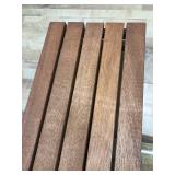 Retails for $109! Furinno TIOMAN Planter Box with Bench, Hardwood Flower Box with Seat, Cube Garden Box, in Teak Oil, Outdoor Indoor, Garden, Patio, Balcony, Natural