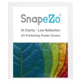 Retails for $168! SnapeZo Poster Frame 36x48 Inches, White 1.7 Inch Aluminum Profile, Front-Loading Snap Frame, Wall Mounting, Wide Series