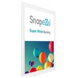 Retails for $168! SnapeZo Poster Frame 36x48 Inches, White 1.7 Inch Aluminum Profile, Front-Loading Snap Frame, Wall Mounting, Wide Series