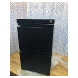 Retails for $105! Letaya Mobile File Cabinet with Lock,2 Drawer Under Desk Metal Rolling Filing Cabinets for Home Office Organizer Letters/Legal/A4(Fully Assembled-Black)
