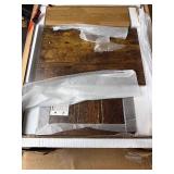 Maupvit End Table with Charging Station, Farmhouse End Table Narrow Side Table for Living Room, Sofa Side Table with Drawer and Storage Cabinet, Small Nightstand for Bedroom (Retro-Fire)