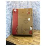 Maupvit End Table with Charging Station, Farmhouse End Table Narrow Side Table for Living Room, Sofa Side Table with Drawer and Storage Cabinet, Small Nightstand for Bedroom (Retro-Fire)