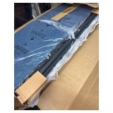 Retails for $400! Stylish Blue Pull Out Sofa Bed with Woven Polyester Fabric Solid Wood e DQ191