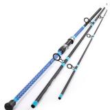 Sougayilang Surf Fishing Rod Carbon 3 Piece Spinning Fishing Rod 9